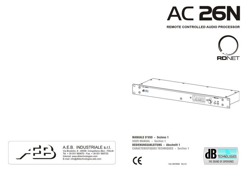 AEB AC 26N user manual