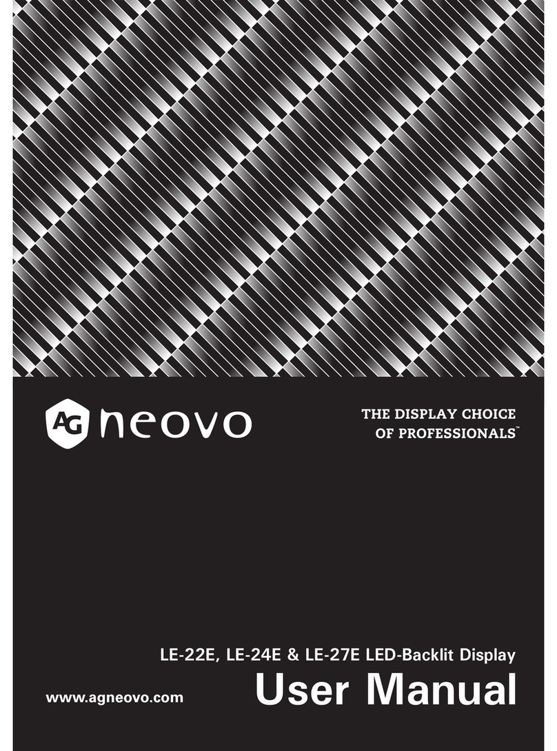 AG Neovo LE-22E User manual