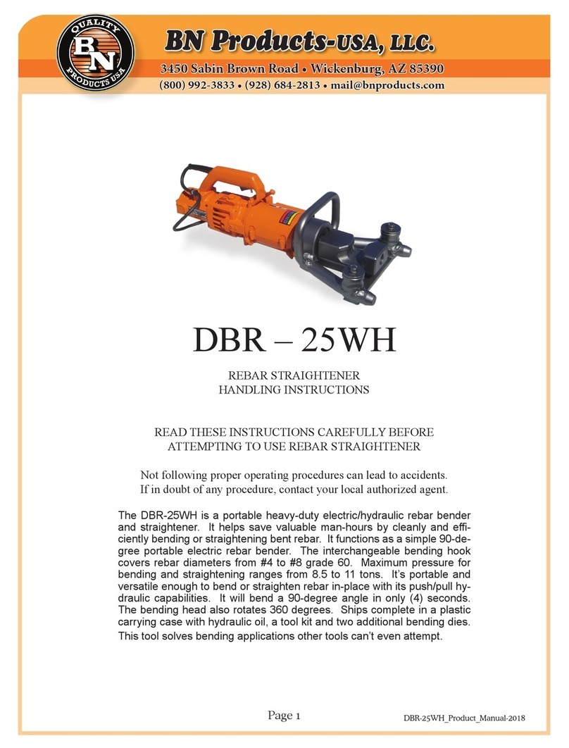 BN Products DBR-25WH Handling instructions