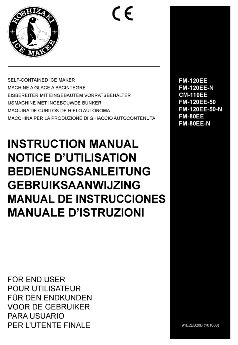 Hoshizaki FM-120EE(-N) instruction manual