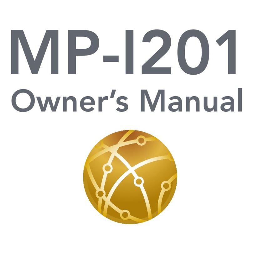 Vitus Audio MP-I201 User manual