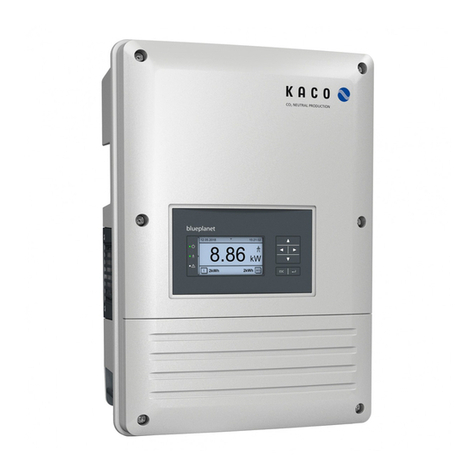 Kaco blueplanet 5.0 TL3 operating instructions