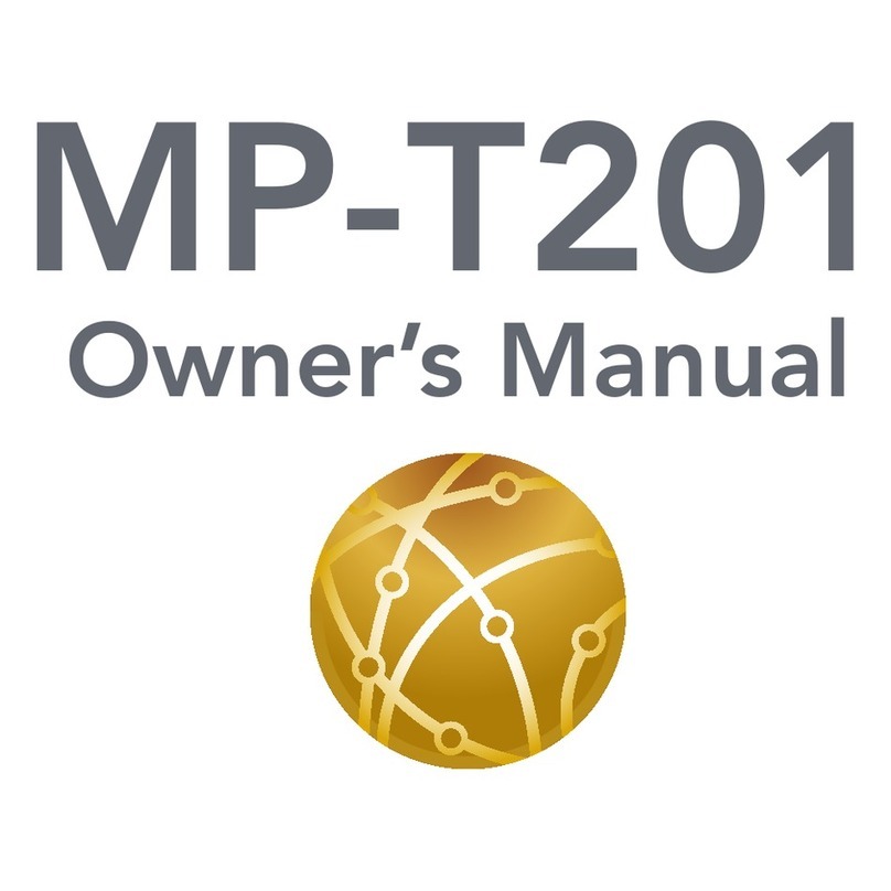 Vitus Audio MP-T201 owner's manual