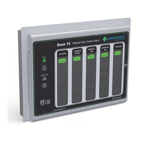 Pneumatech Zeus 15 Central Alarm Installation, operation and maintenance manual