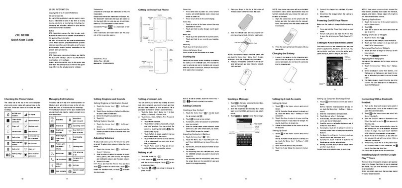 Zte N919D User manual