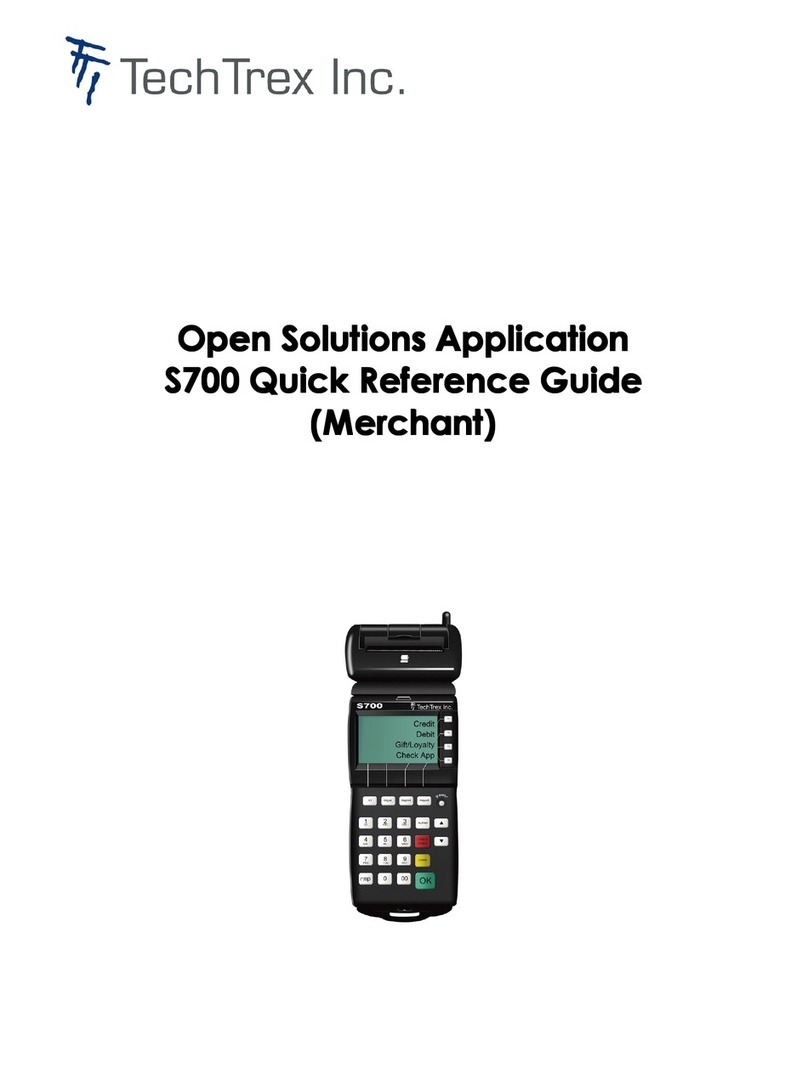 TechTrex S700 Quick reference guide