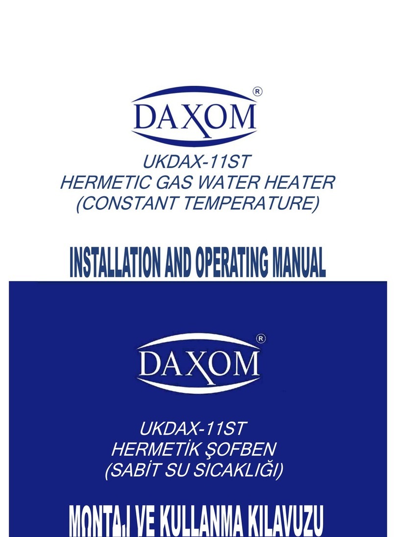 DAXOM UKDAX-11ST Installation & operation manual