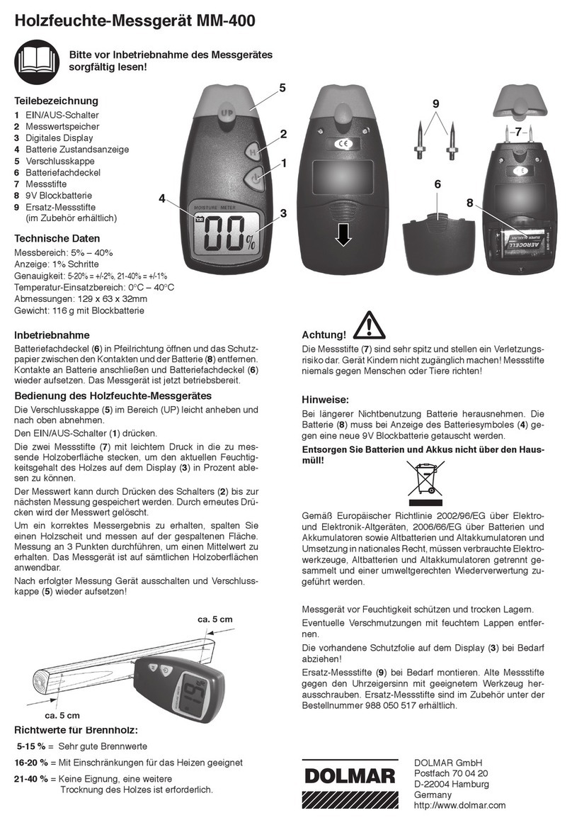 Dolmar MM-400 User manual