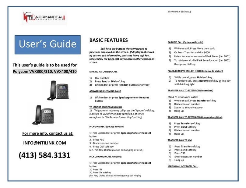 Polycom VVX 300 User manual