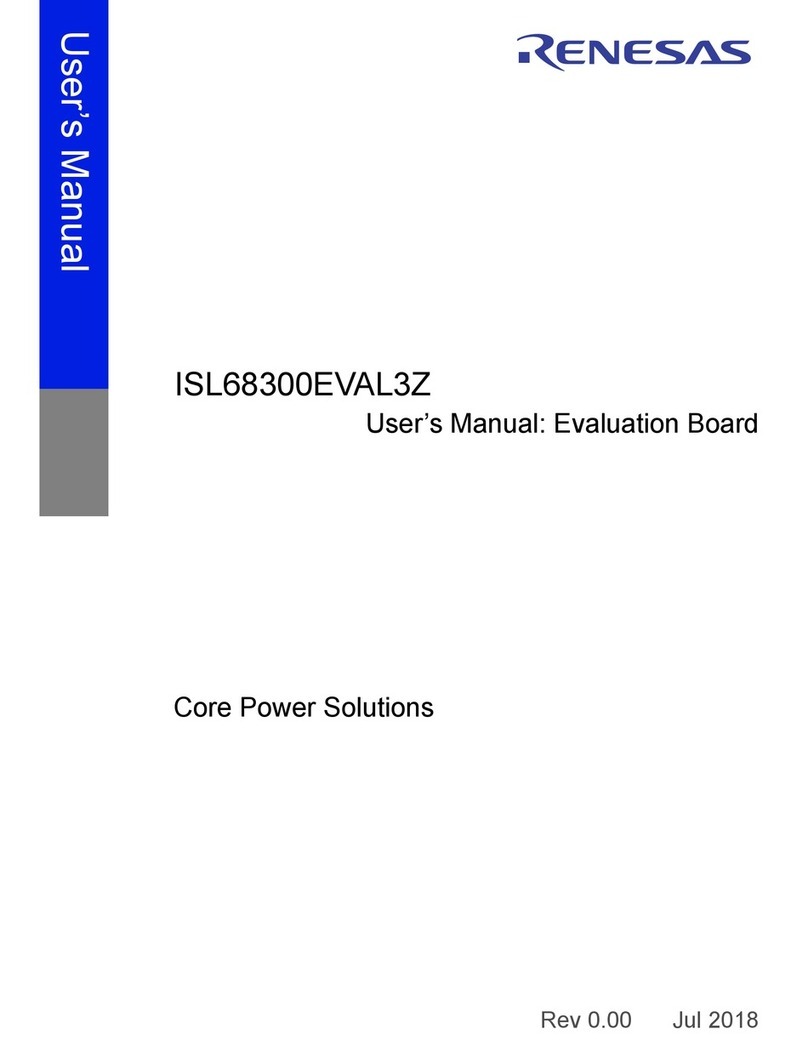 Renesas ISL68300EVAL3Z User manual