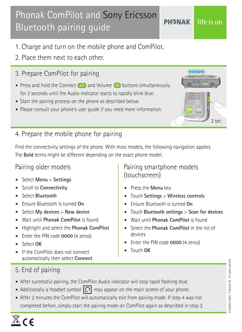 Phonak ComPilot Pairing Guides