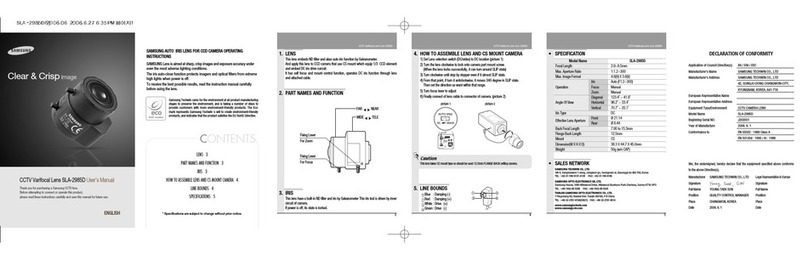 Samsung SLA-2985D User manual