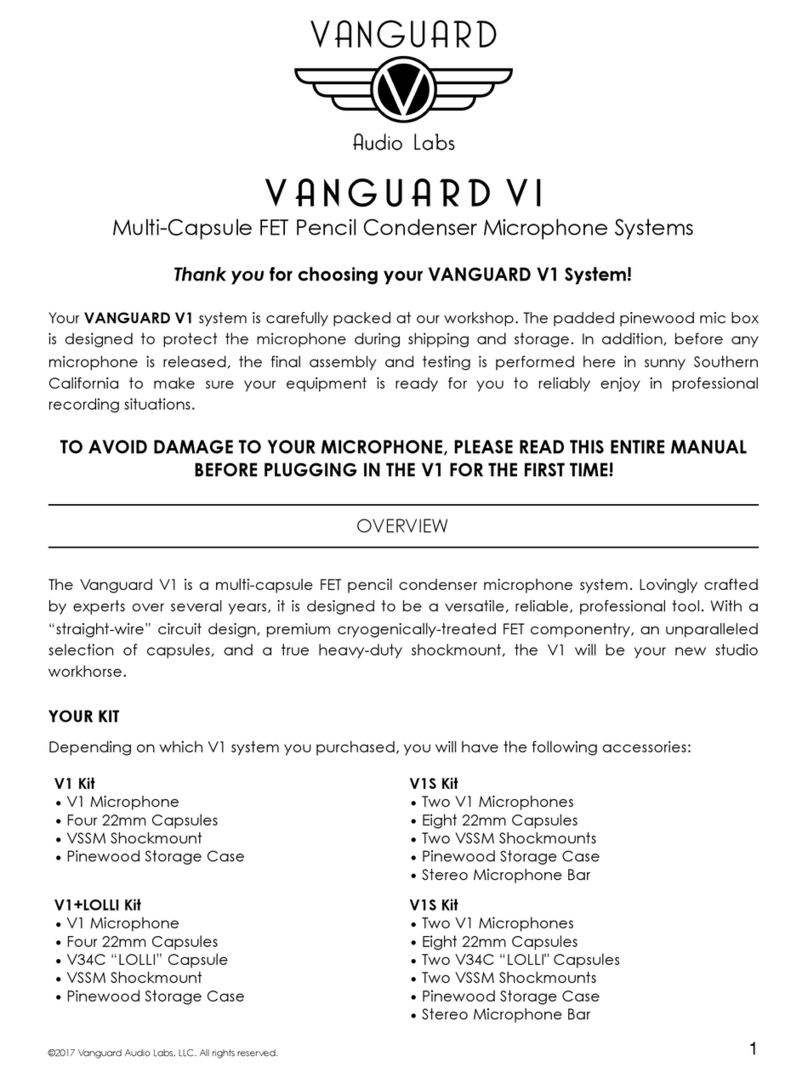 Vanguard V1 manual