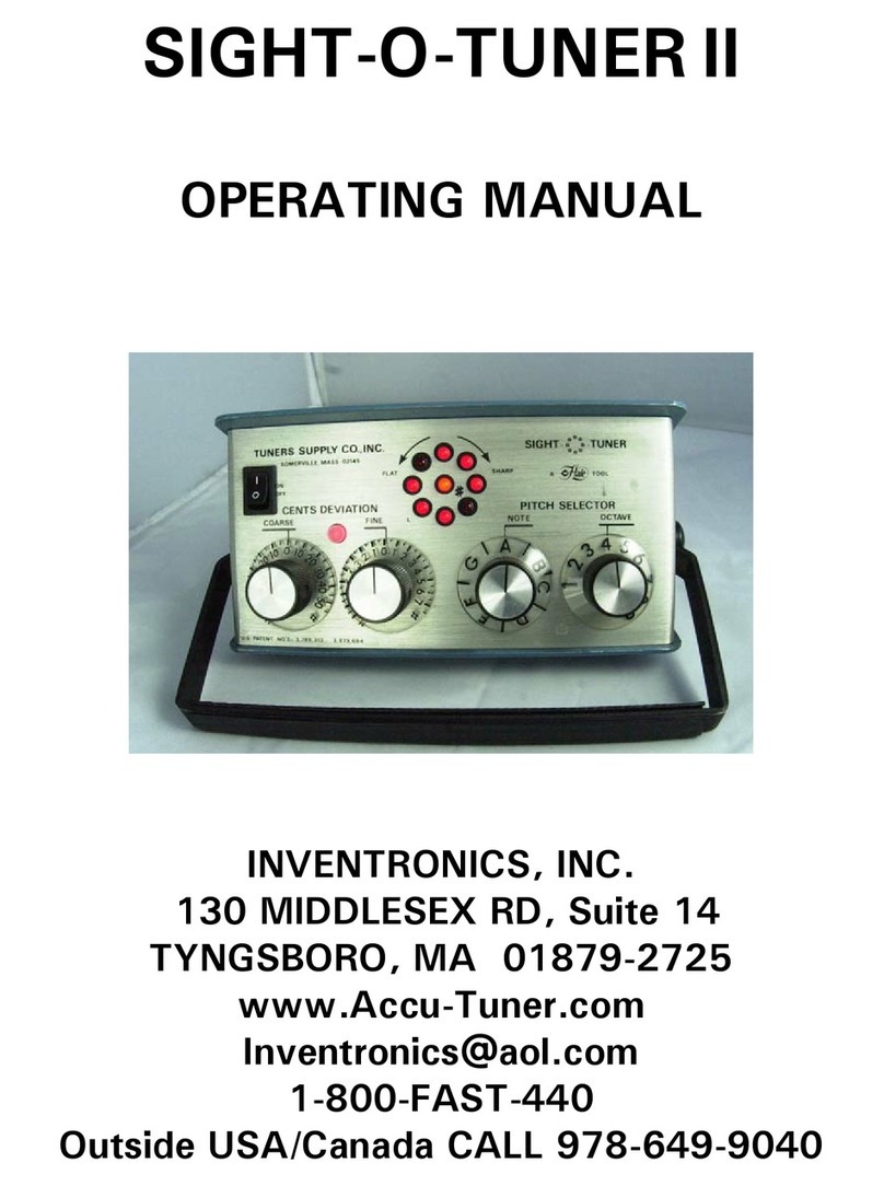 Inventronics SIGHT-O-TUNER II operating manual