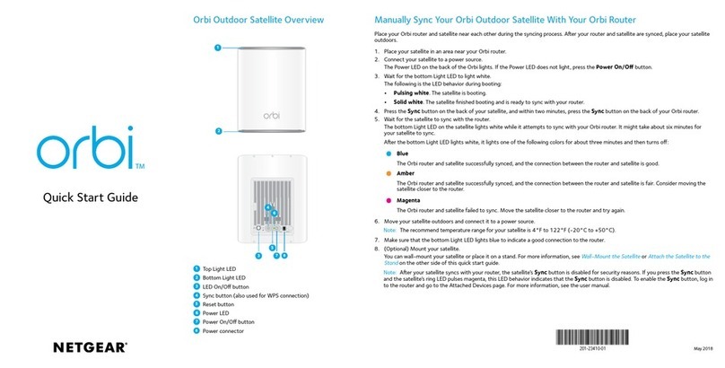 NETGEAR Orbi RBS50Y User manual