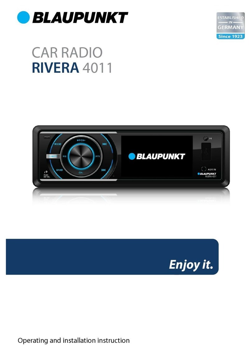 Blaupunkt Rivera 4011 User manual Blaupunkt Rivera 4011 User manual