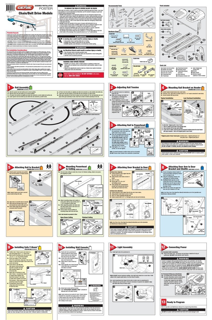 Genie POSTER Programming manual