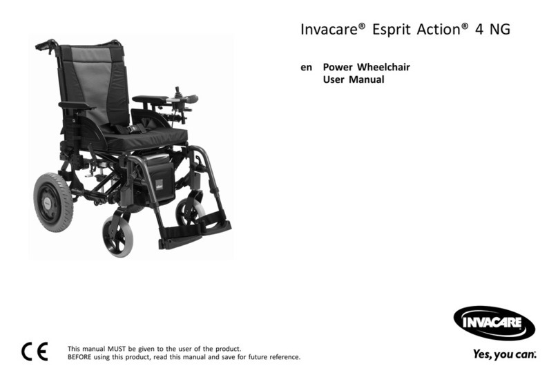 Invacare Action 4NG series user manual