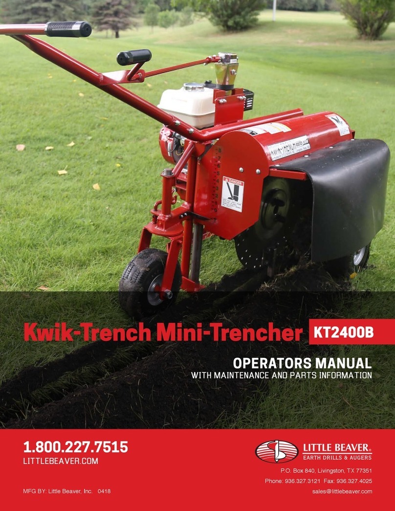 LITTLE BEAVER KT2400B Operator's manual