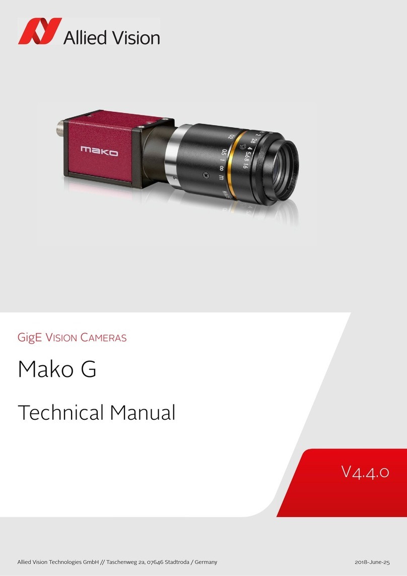 Allied Vision Technologies Mako G-030B Technical manual