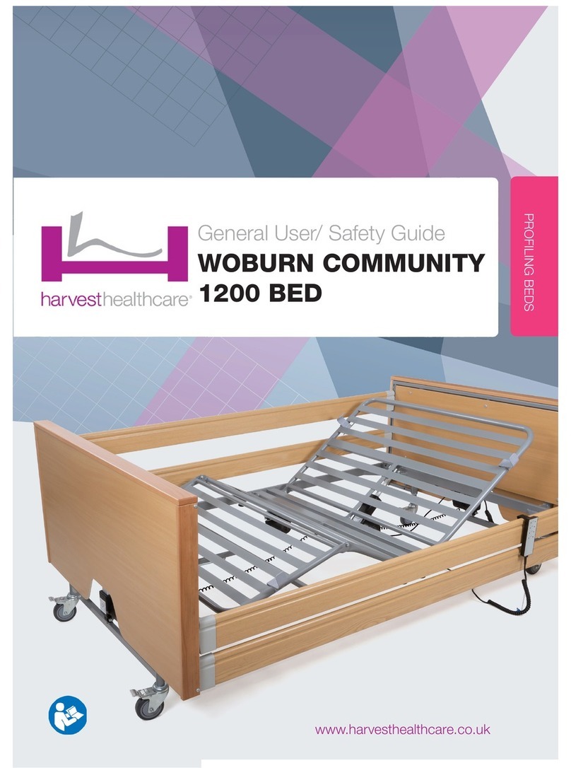 Harvest Healthcare WOBURN COMMUNITY 1200 General user and safety guide