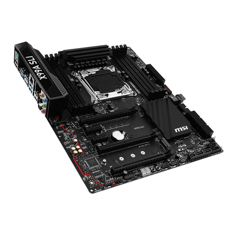 MSI X99A SLI KRAIT EDITION User manual