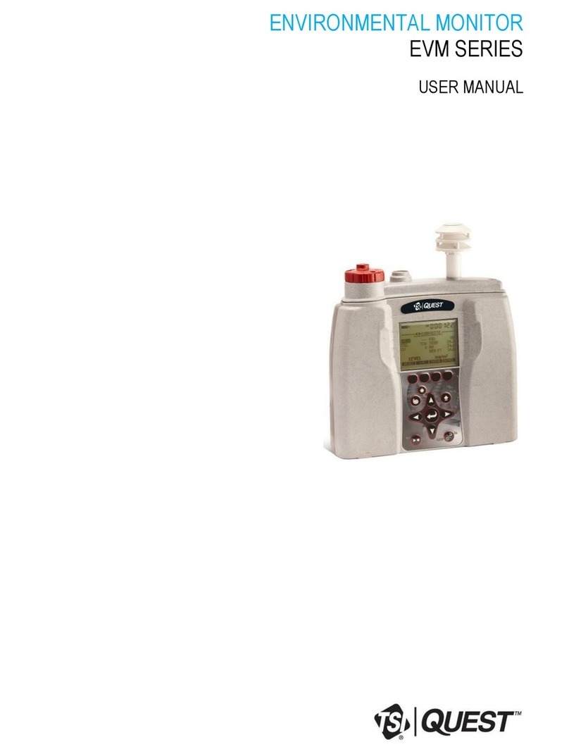 TSI Instruments EVM SERIES User manual