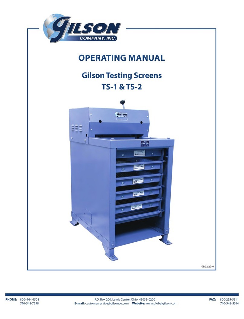 Gilson TS-2 operating manual