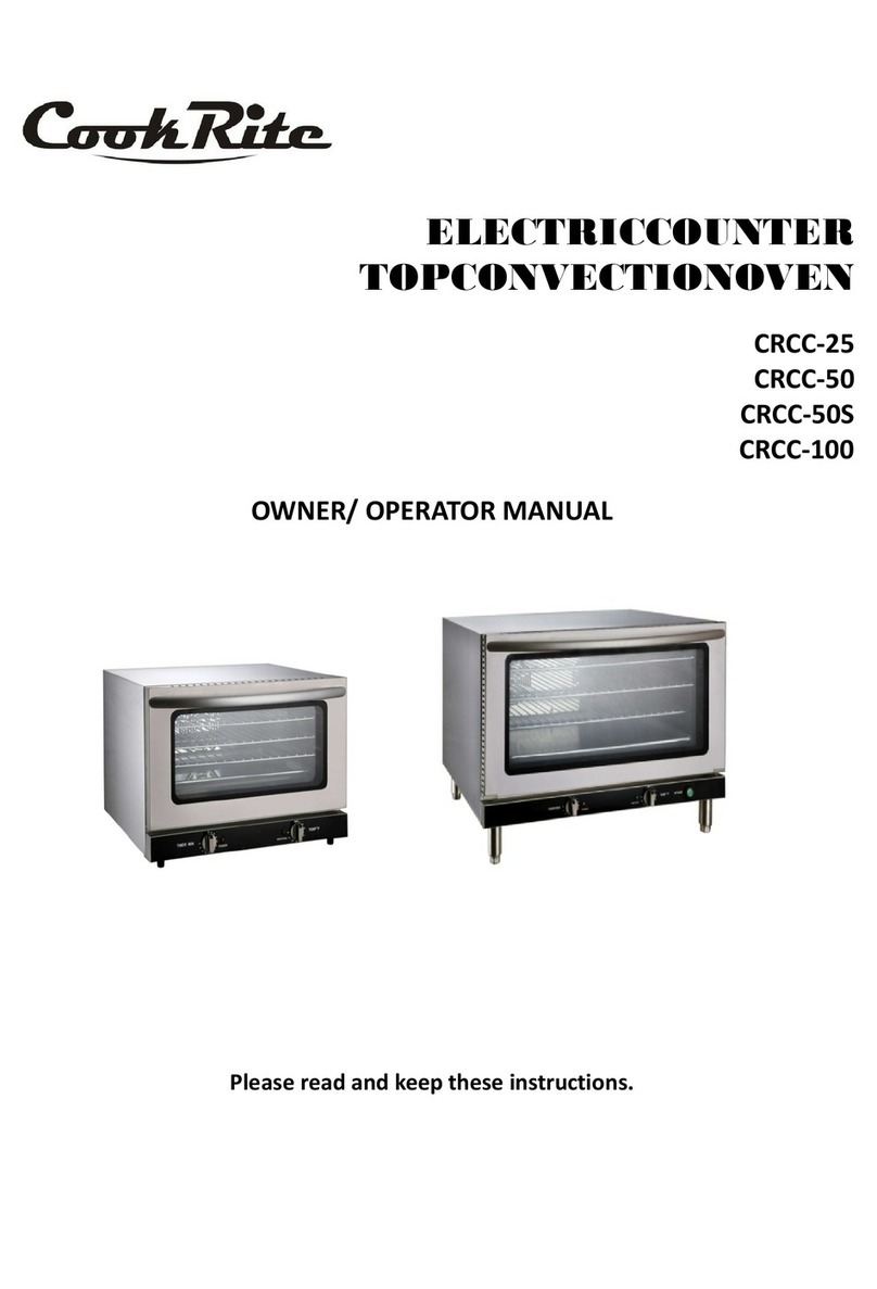 CookRite CRCC-25 Owner's and operator's manual