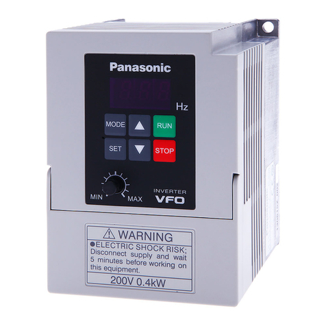 Panasonic VF0 Series instruction manual