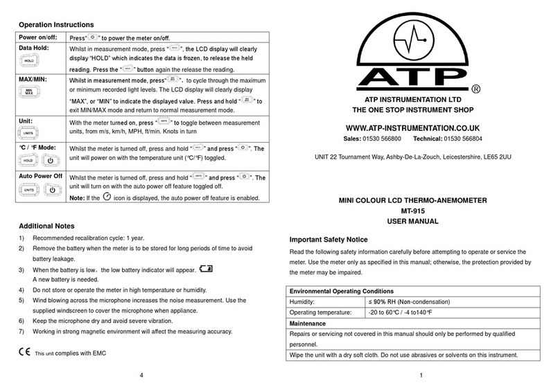 ATP Electronics MT-915 User manual