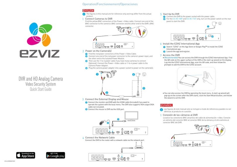 Ezviz CS-X5-108T Troubleshooting guide