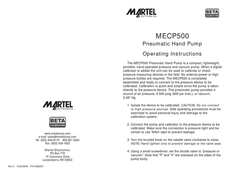 Martel MECP500 operating instructions