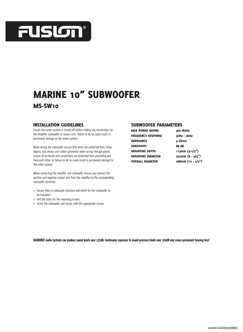 Fusion MS-SW10 Instruction sheet