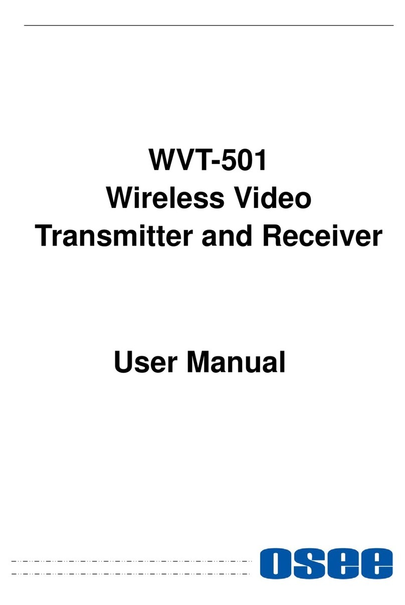 OSEE WVT-501 User manual