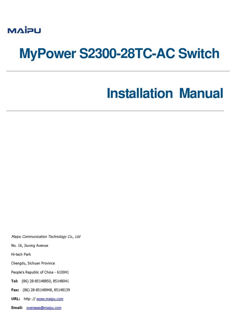 Maipu MyPower S2300-28TC-AC User manual
