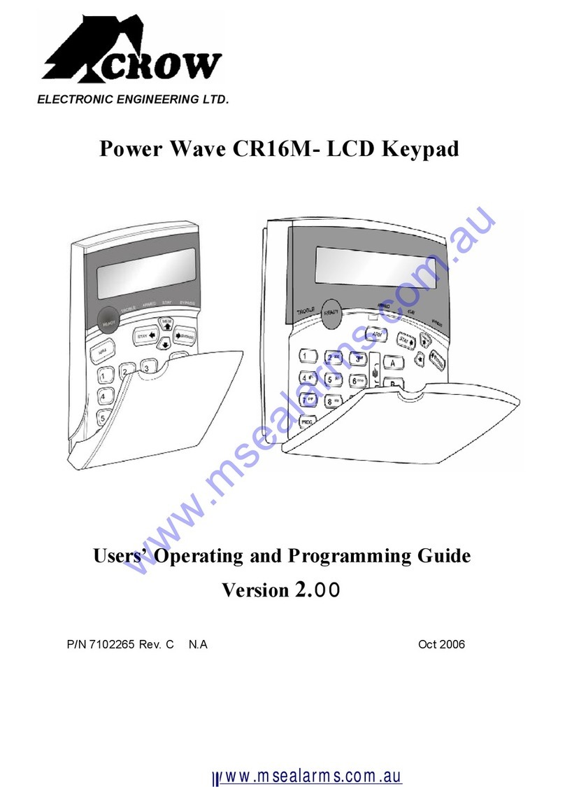 Crow Power Wave CR16M Owner's manual
