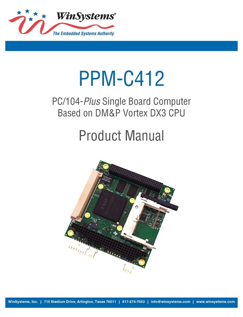 WinSystems PPM-C412 product manual