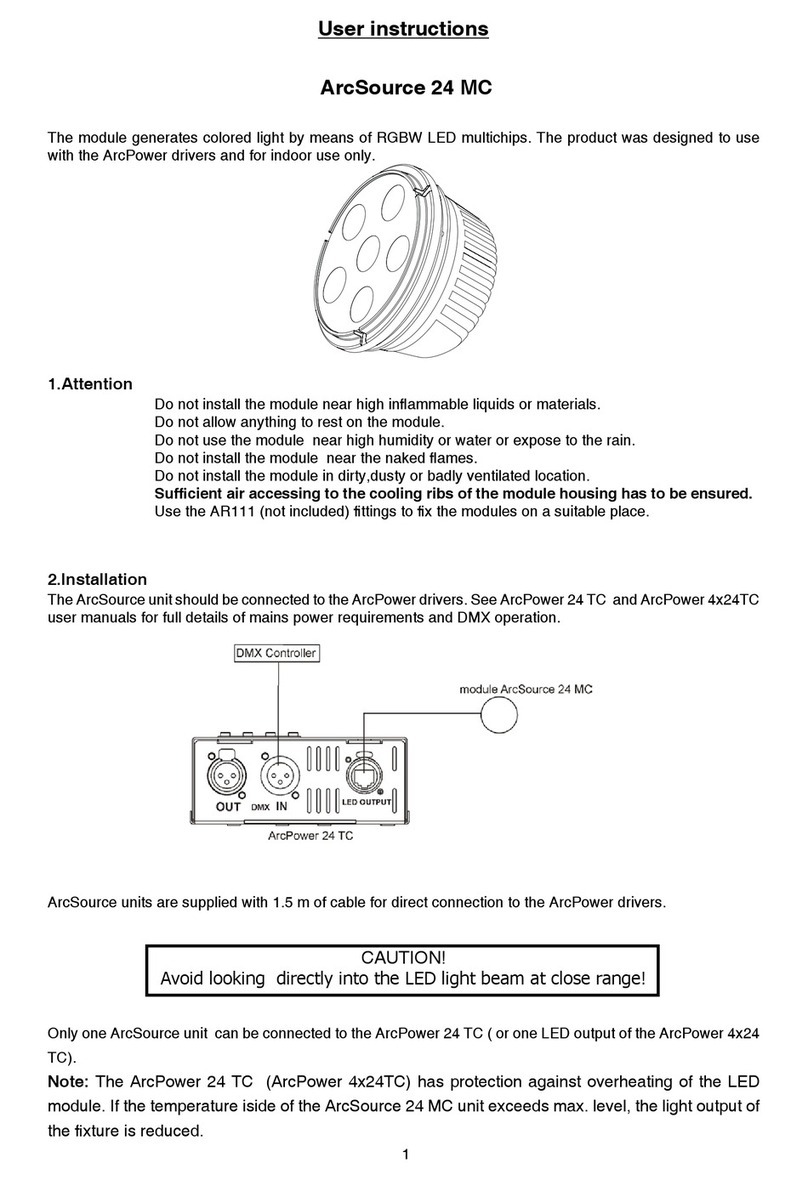 Anolis ArcSource Outdoor 24 MC Integral SmartWhite User manual