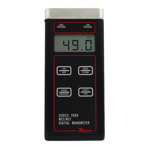 Dwyer Instruments 490A-1 User manual