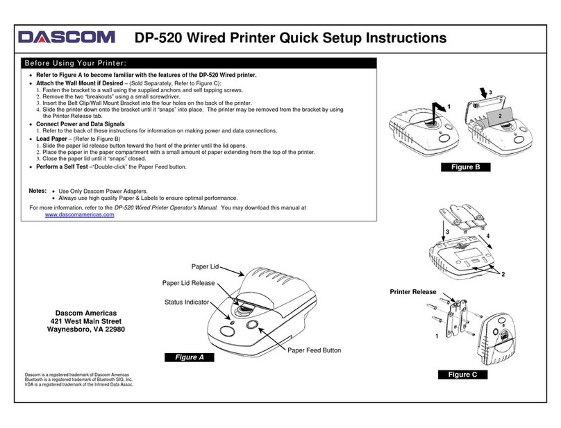 Dascom DP-520 Manual