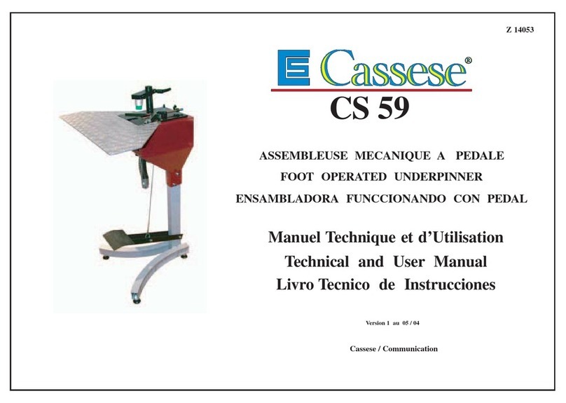 Cassese CS 59 User manual