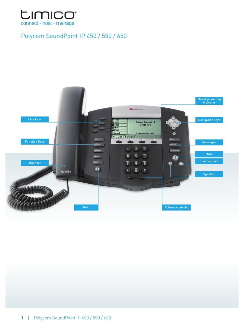 Polycom SoundPoint IP 450 User manual