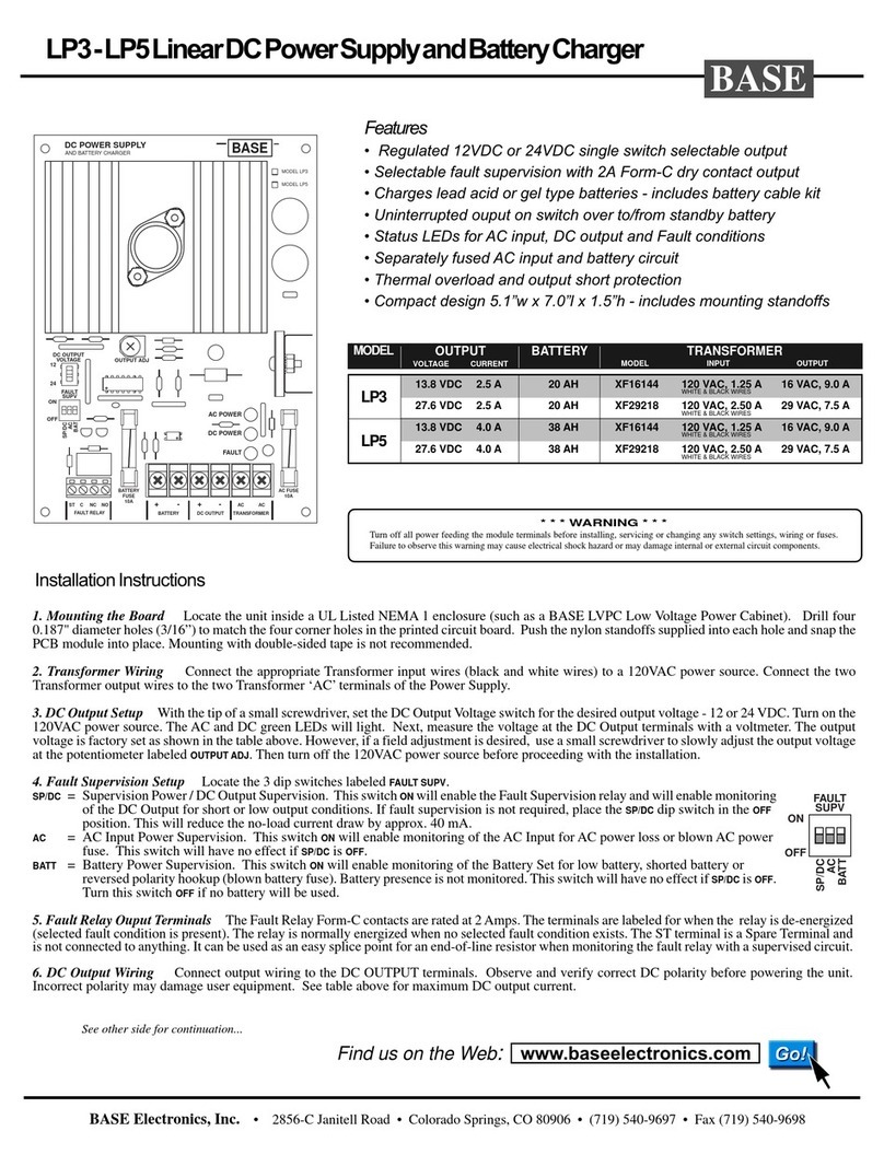 Base LP5 User manual