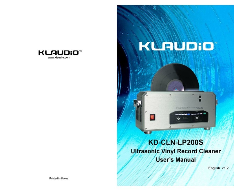 KLAUDIO KD-CLN-LP200S User manual