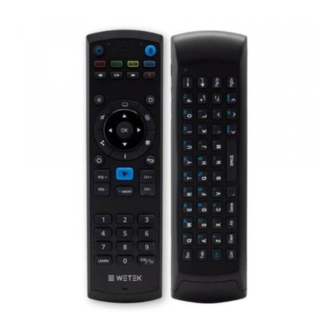 WeTek Pro Remote user manual