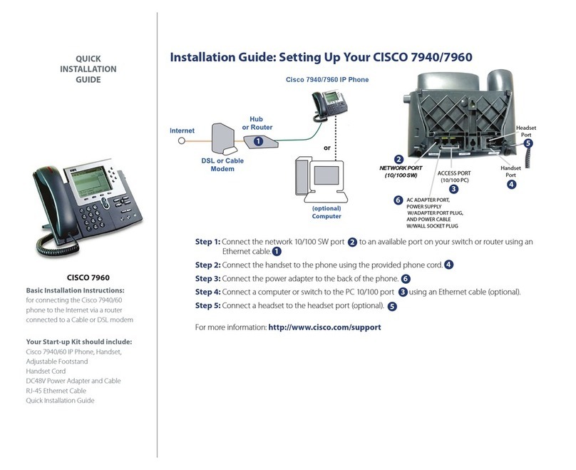 Cisco Cisco 7940 User manual Cisco Cisco 7940 User manual