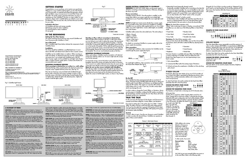 COLORKINETICS COLORBLAST user guide