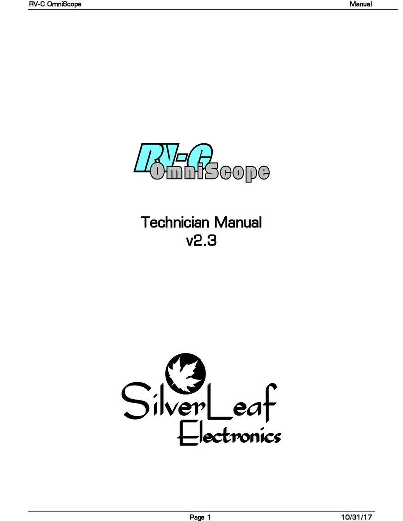 SilverLeaf Electronics RV-C OMNISCOPE Technician manual