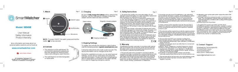 SmartWatcher SENSE user manual